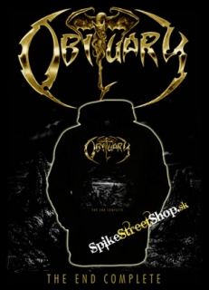 OBITUARY - The End Complete Gold Edition - čierna pánska mikina 