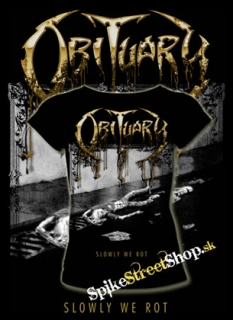 OBITUARY - Slowly We Rot Gold Edition - dámske tričko