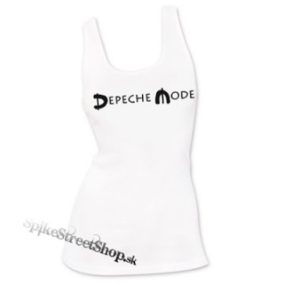 DEPECHE MODE - Spirit Logo - Ladies Vest Top - biele