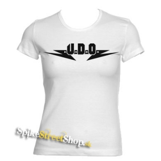 U.D.O. - Logo - biele dámske tričko