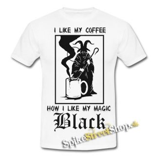 I LIKE MY COFFEE - biele pánske tričko