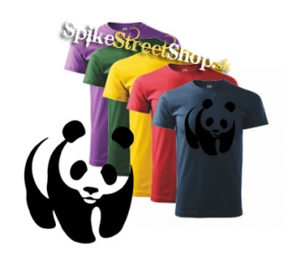 PANDA - farebné pánske tričko