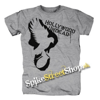 HOLLYWOOD UNDEAD - Dove And Grenade - sivé pánske tričko