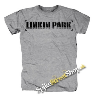 LINKIN PARK - Logo - sivé pánske tričko