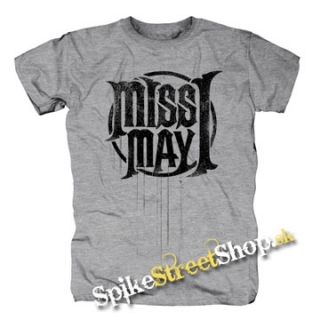 MISS MAY I - Logo - sivé pánske tričko