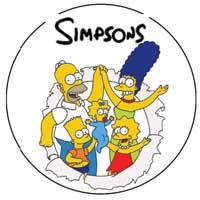 SIMPSONOVCI - rodinka v kruhu - odznak