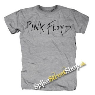 PINK FLOYD - Logo - sivé pánske tričko