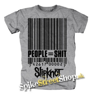 SLIPKNOT - People Shit - sivé pánske tričko
