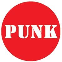 PUNK - červený odznak