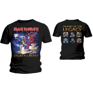 IRON MAIDEN - Legacy Beast Fight - čierne pánske tričko