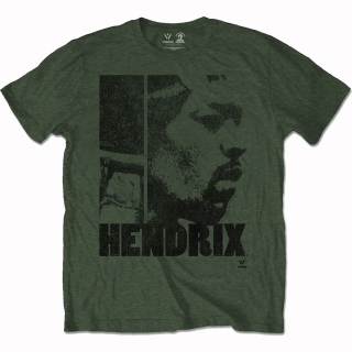 JIMI HENDRIX - Let Me Live - zelené pánske tričko