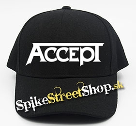 ACCEPT - Logo - čierna šiltovka (-30%=AKCIA)