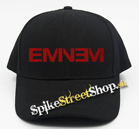 EMINEM - Red Logo - čierna šiltovka (-30%=AKCIA)
