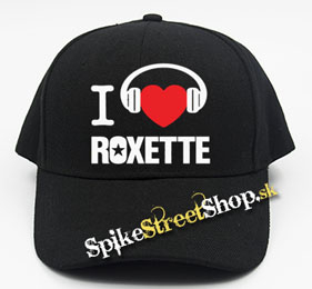 I LOVE ROXETTE - čierna šiltovka (-30%=AKCIA)