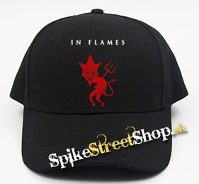 IN FLAMES - Devil - čierna šiltovka (-30%=AKCIA)