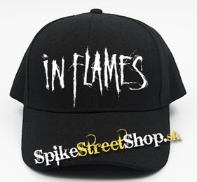 IN FLAMES - Logo - čierna šiltovka (-30%=AKCIA)