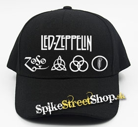 LED ZEPPELIN - Logo - čierna šiltovka (-30%=AKCIA)