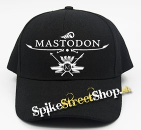 MASTODON - Logo - čierna šiltovka (-30%=AKCIA)