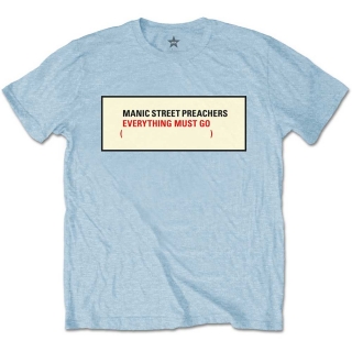 MANIC STREET PREACHERS - Everything Must Go - modré pánske tričko