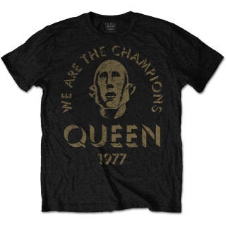 QUEEN - We Are The Champions - čierne pánske tričko