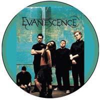 EVANESCENCE - kapela na modrom podklade - odznak