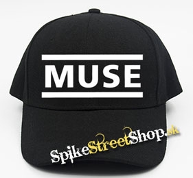 MUSE - Logo - čierna šiltovka (-30%=AKCIA)