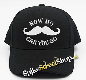 MUSTACHE - How Mo Can You Go - čierna šiltovka (-30%=AKCIA)