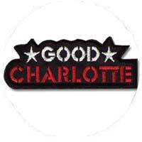 GOOD CHARLOTTE - logo na bielom podklade - odznak