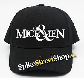 OF MICE AND MEN - Logo - čierna šiltovka (-30%=AKCIA)