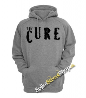 THE CURE - Logo - šedá pánska mikina