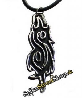 SLIPKNOT - Logo - kovový strieborný prívesok