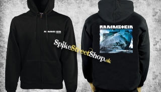 RAMMSTEIN - Rosenrot - čierna pánska mikina na zips