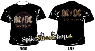 AC/DC - Rock Or Bust - čierne pánske tričko
