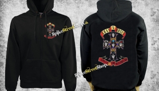 GUNS N ROSES - Appetite For Destruction - čierna pánska mikina na zips