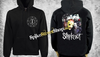 SLIPKNOT - Band 2017 - čierna pánska mikina na zips