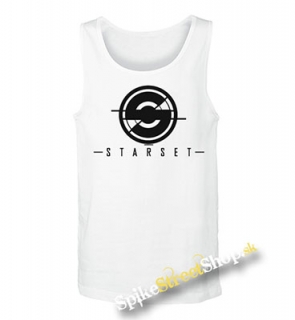 STARSET - Logo - Mens Vest Tank Top - biele