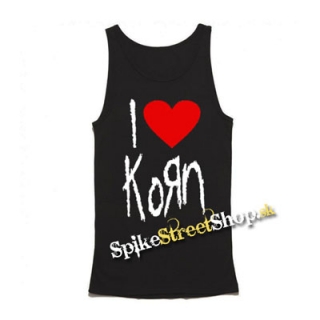 I LOVE KORN - Mens Vest Tank Top - čierne