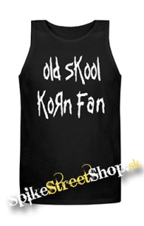 OLD SKOOL KORN FAN - Mens Vest Tank Top - čierne