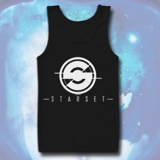 STARSET - Logo - Mens Vest Tank Top - čierne