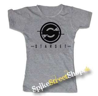 STARSET - Logo - šedé dámske tričko