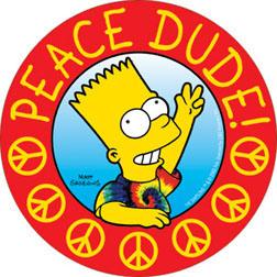SIMPSONOVCI - PEACE - odznak