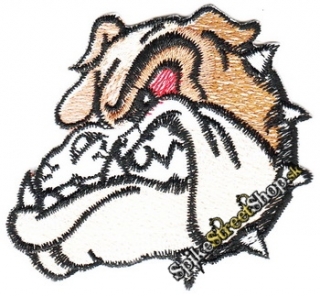 BULLDOG - Angry Face - nažehlovacia nášivka