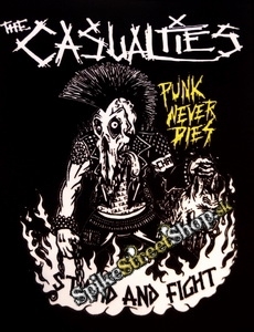 CASUALTIES - Punk Never Dies - chrbtová nášivka