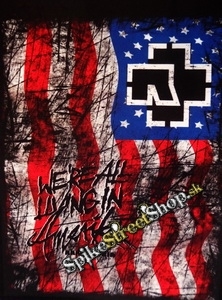 RAMMSTEIN - USA Flag - chrbtová nášivka