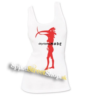 DEPECHE MODE - Walking In My Shoes - Ladies Vest Top - biele