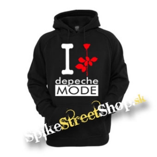 I LOVE DEPECHE MODE - čierna pánska mikina