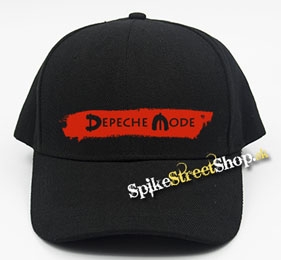DEPECHE MODE - Logo Red Spirit - čierna šiltovka (-30%=AKCIA)