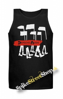 DEPECHE MODE - Spirit Cover - Mens Vest Tank Top - čierne