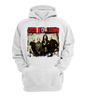 SYSTEM OF A DOWN - Band - šedá pánska mikina