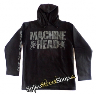 MACHINE HEAD - Logo - čierna pánska mikina